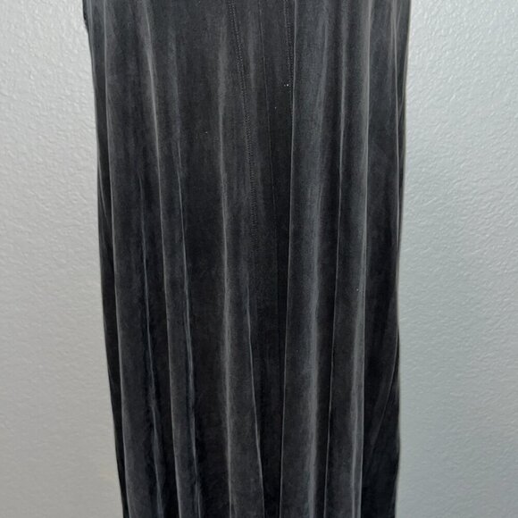 ANTHRO ANTHROPOLOGIE ERI + ALI Brielle Cupro V-Neck Black Boho Swing Dress - XS - Picture 3 of 12